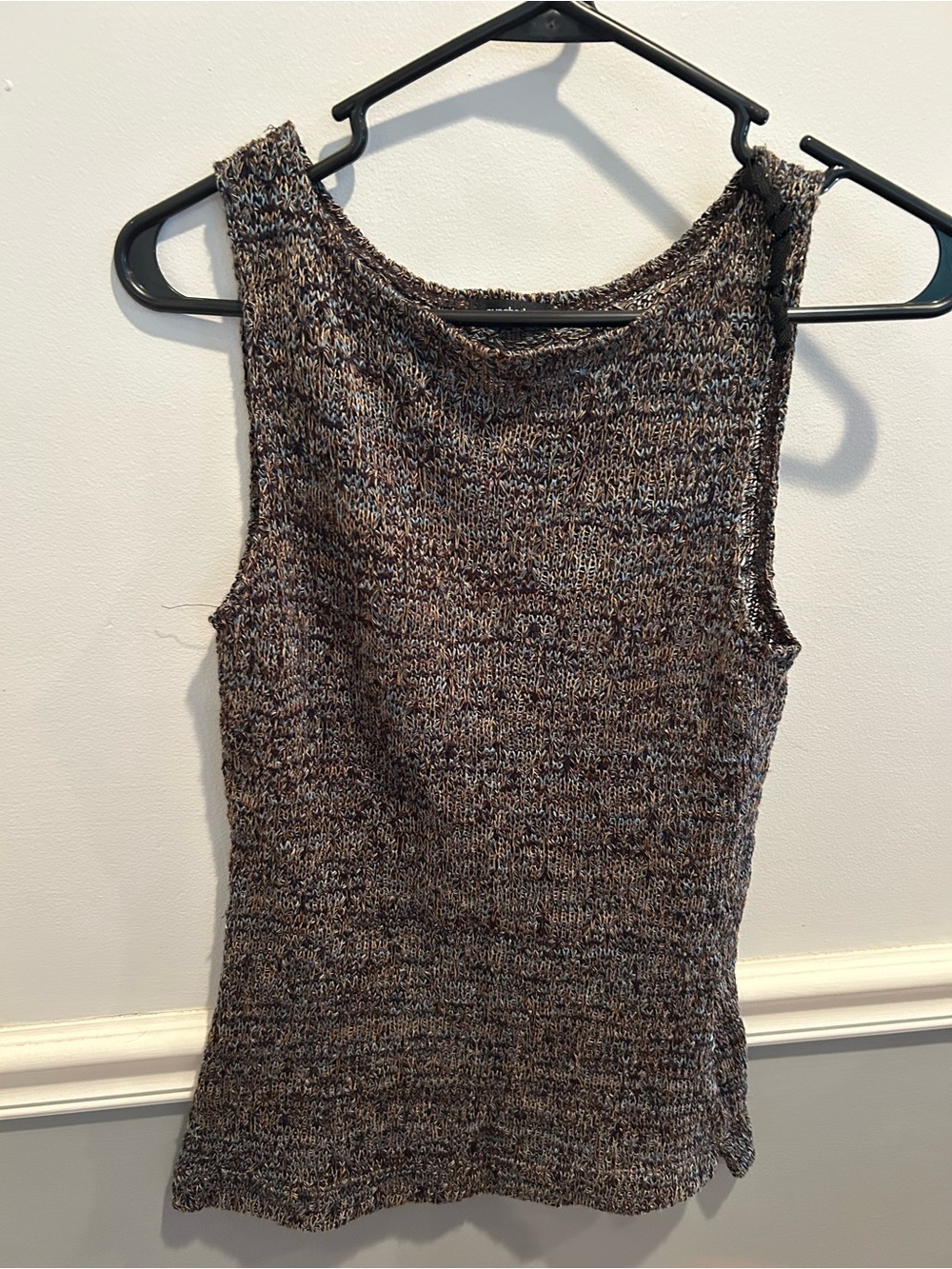 Eyeshadow Brown Heather Knit Tank